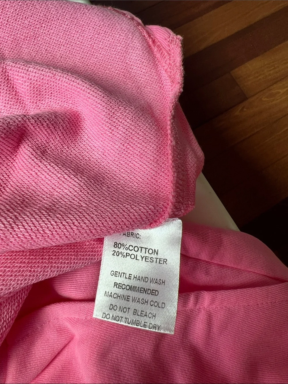 Women’s Pink Hoodie & Elastic-Waist Shorts Set